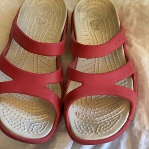 CROCS Women's Vibrant Red Sandals